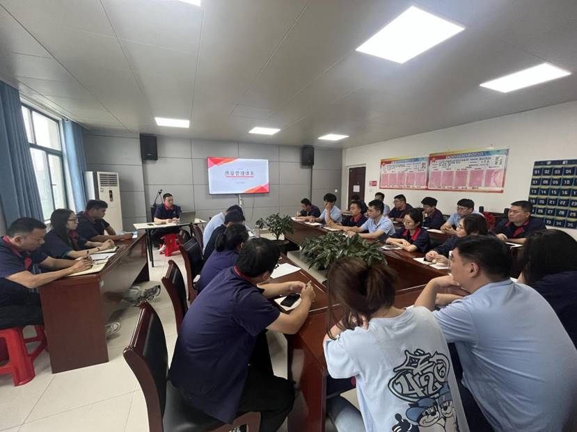 建材公司開展QC管理、質(zhì)量管理知識培訓(xùn)